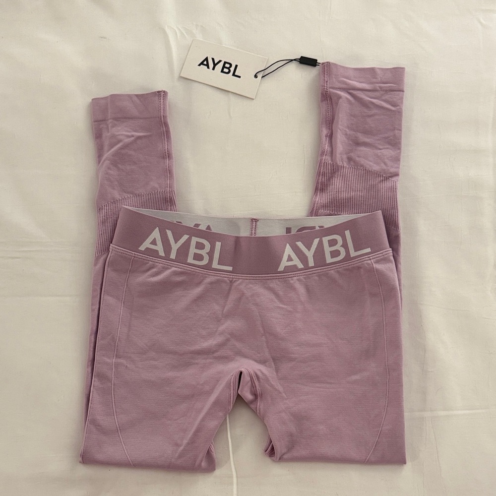 AYBL Staple Seamless Low Rise Pink Leggings NWT Small 3/$40